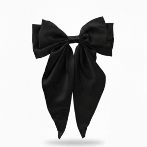 Hair Bow Clip - With longtail - Image 2