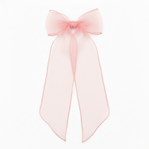 Classic Organza Hair Bow - Image 4