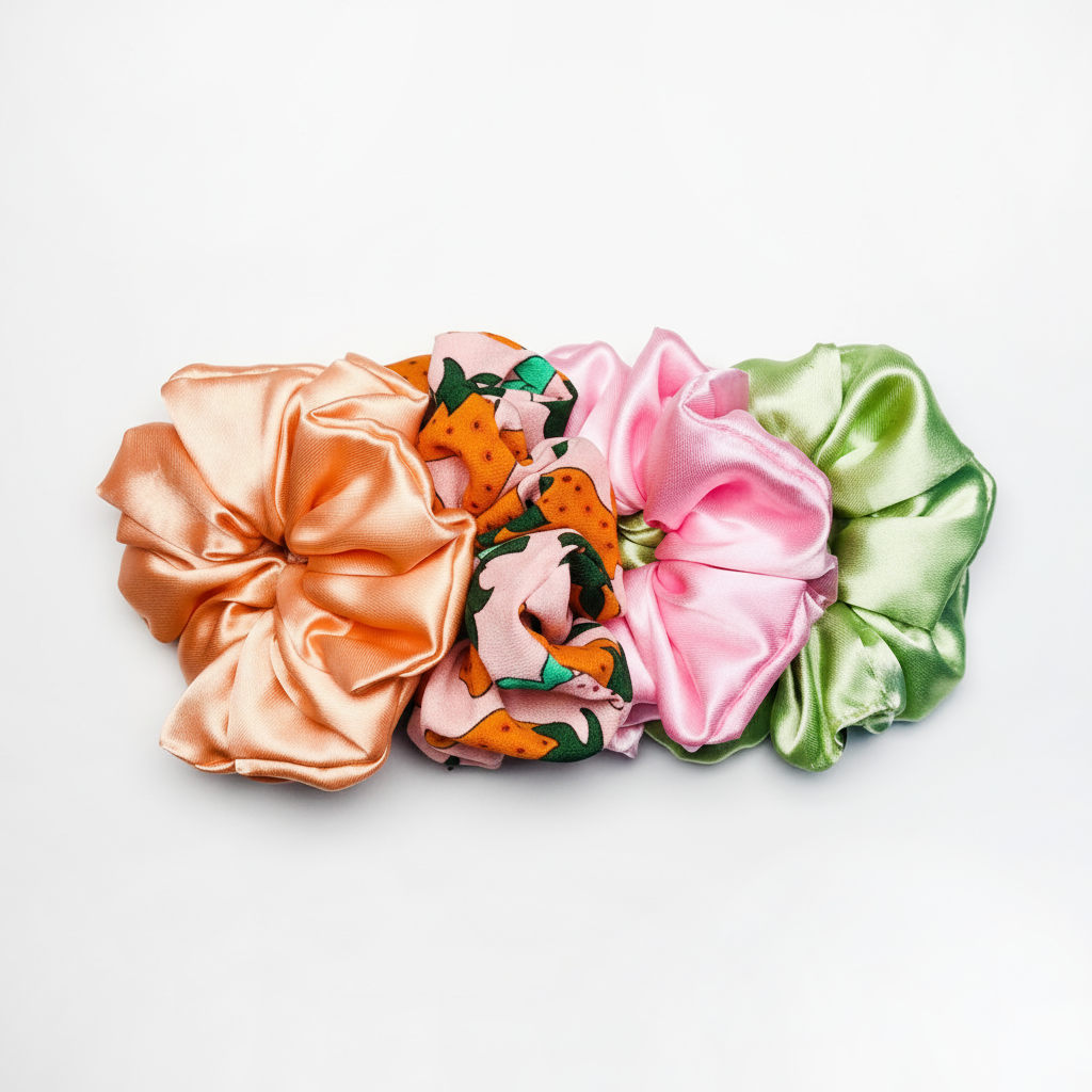 Gemini_Generated_Imagb3j06gb3j Garden Scrunchie Bundle (Pack of 4) - Image 1